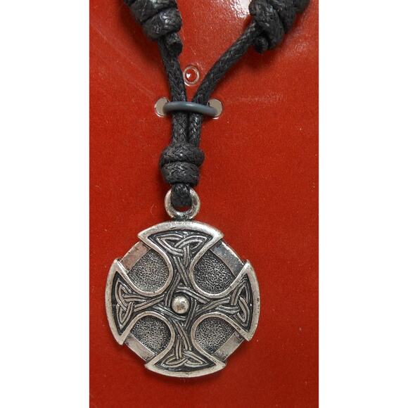 Vintage Celtic Vision Sacred Symbols Cross Necklace Pendant Celtic Symbol-12 - Picture 10 of 10